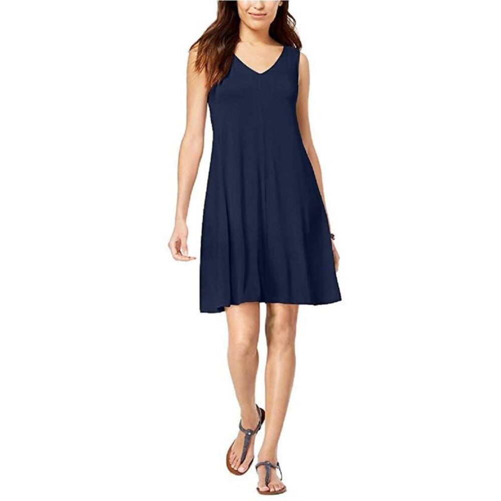 Style & Co Cross Back Dress - Picture 3 of 5